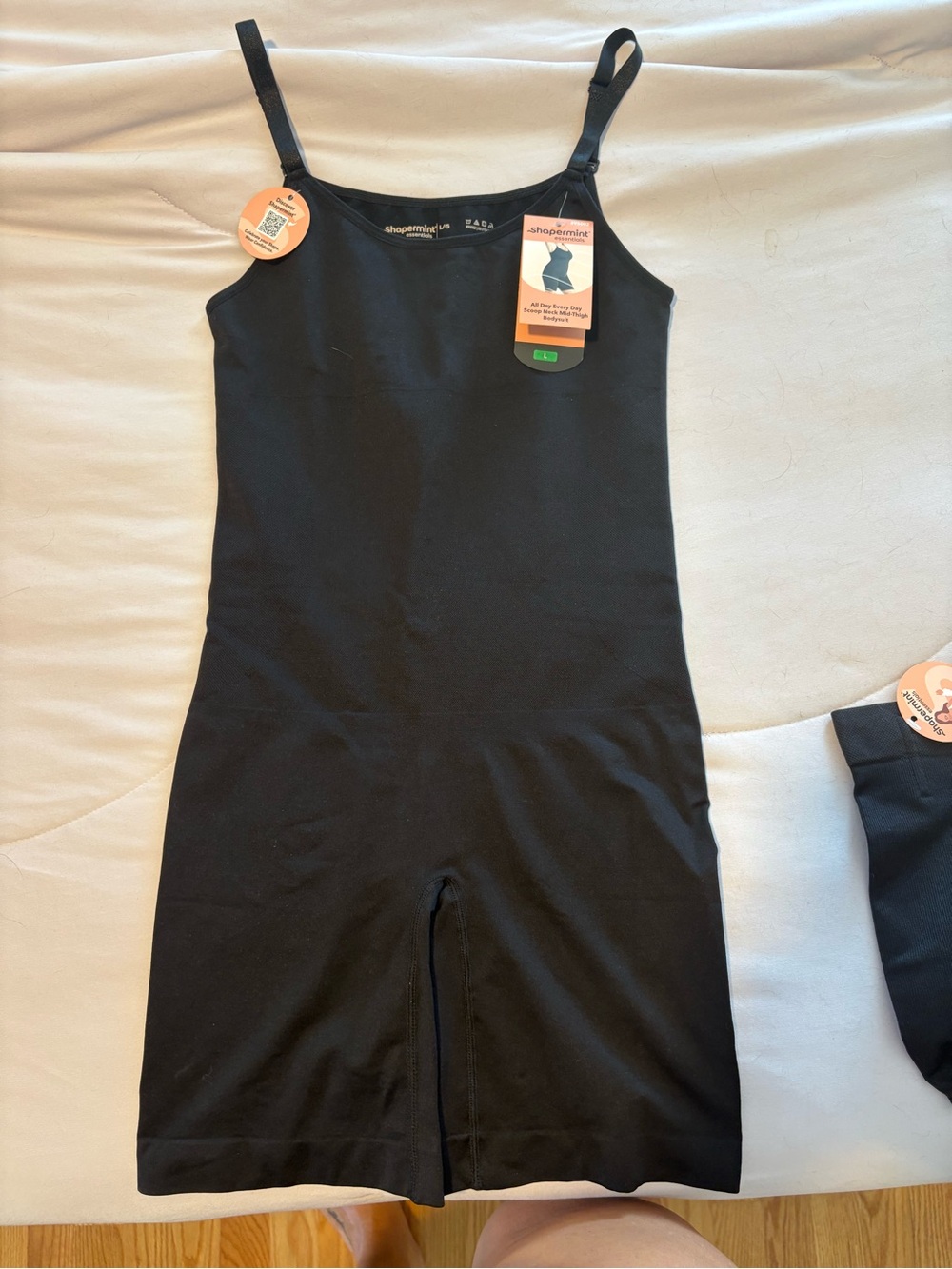 Shapermint Black Full-Body Slimming Shapewear Unitard